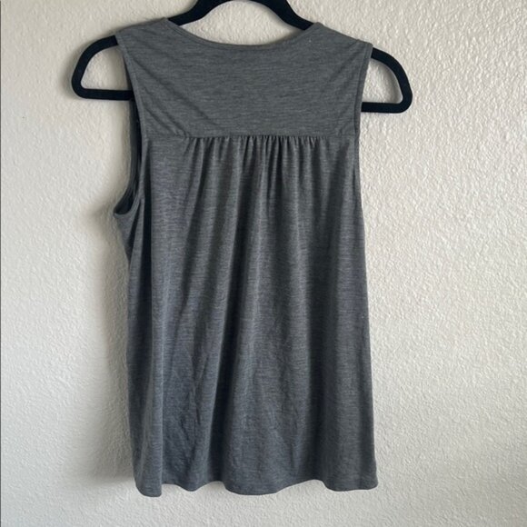 Gray Embellished Tank Top Lg - Picture 5 of 5